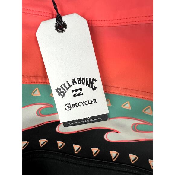 NWT Billabong black performance board shorts size 36 - Picture 4 of 4